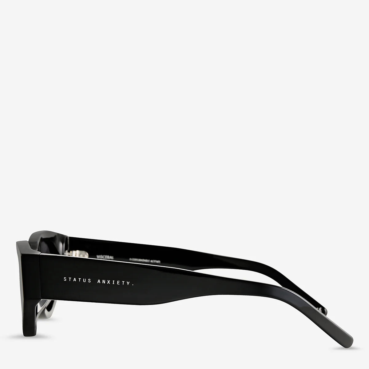 Status Anxiety Visceral Black Sunglasses