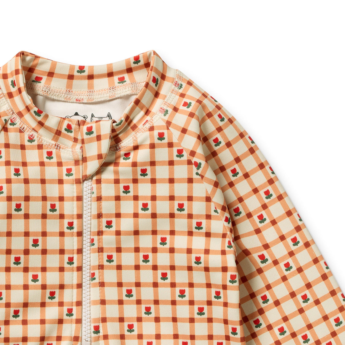 Wilson & Frenchy Long Sleeved Swimsuit Checkerberry