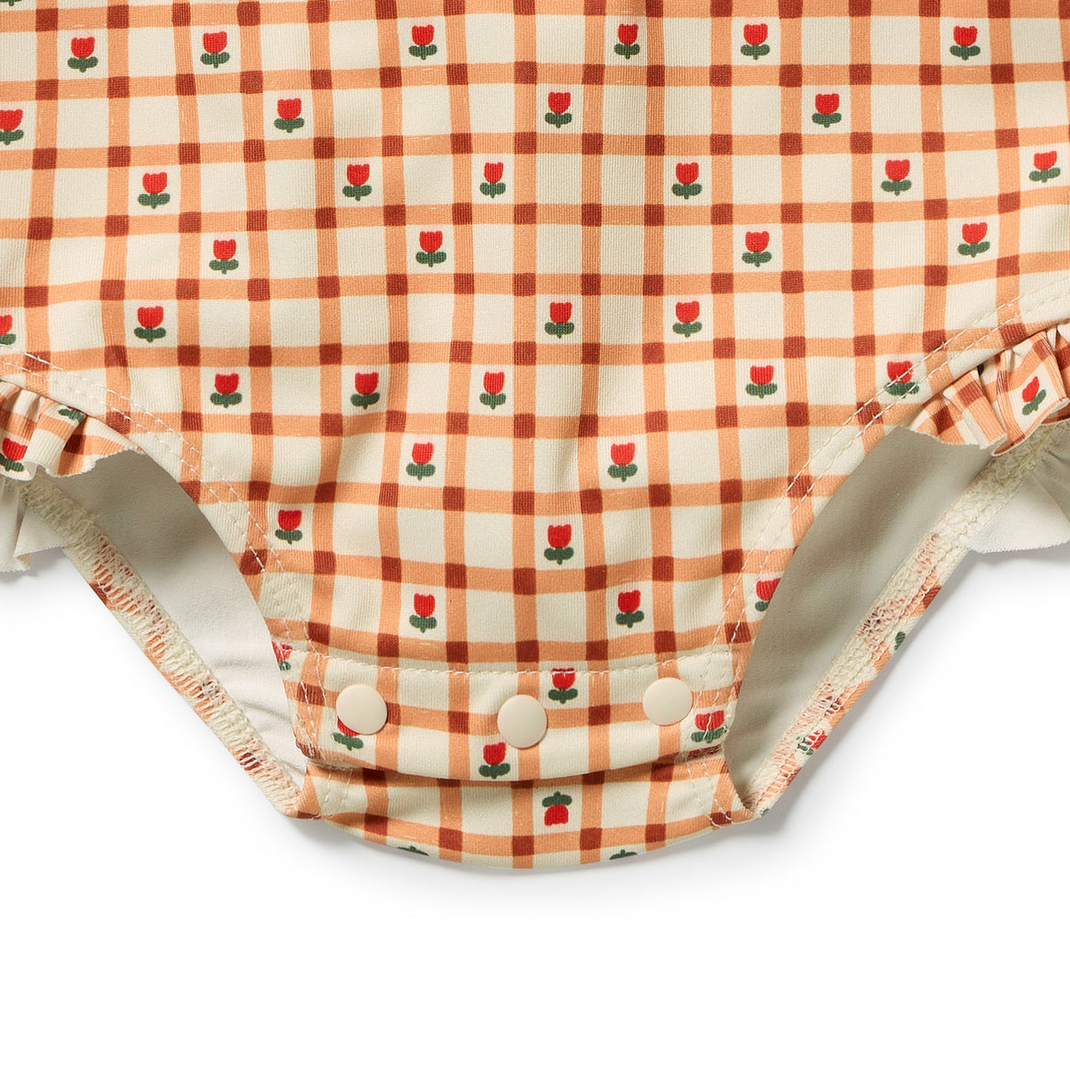 Wilson & Frenchy Long Sleeved Swimsuit Checkerberry