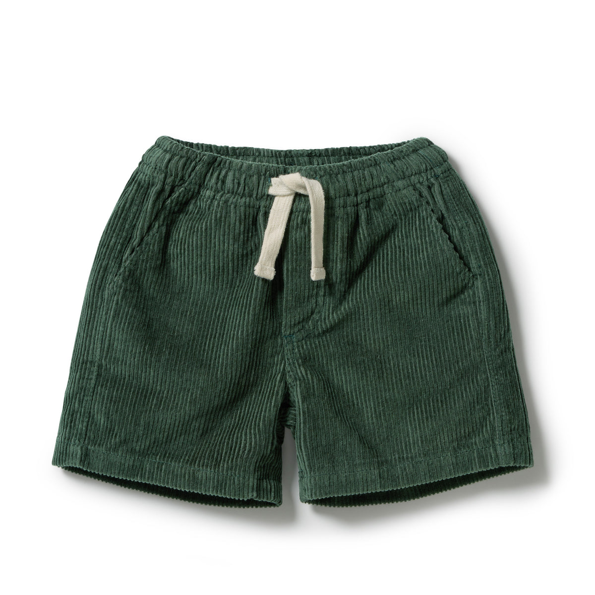 Wilson & Frenchy Moss Green Organic Cord Short