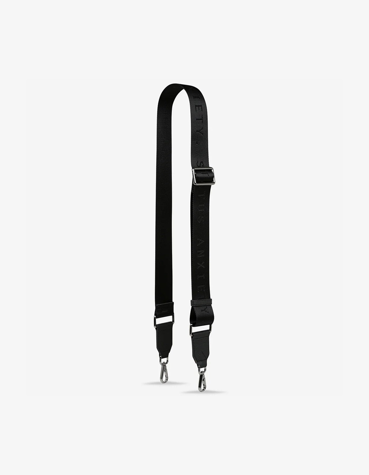 Status Anxiety Web Strap Med Blaxk