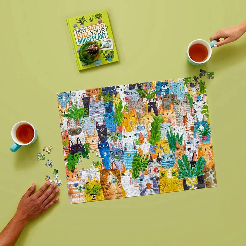 Werkshoppe Cat Plant Exchange Puzzle