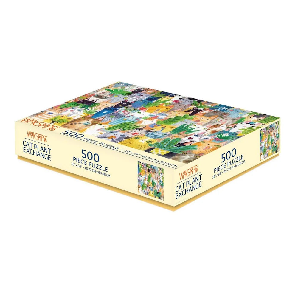 Werkshoppe Cat Plant Exchange Puzzle