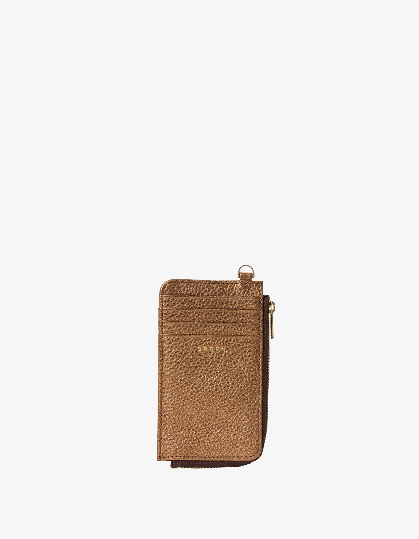 Saben Winona Card Holder Brushed Bronze