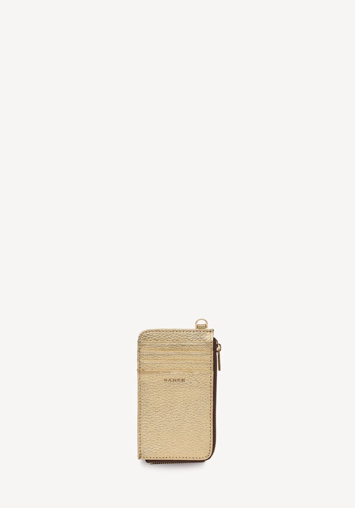 Saben Winona Card Holder Champagne Metallic