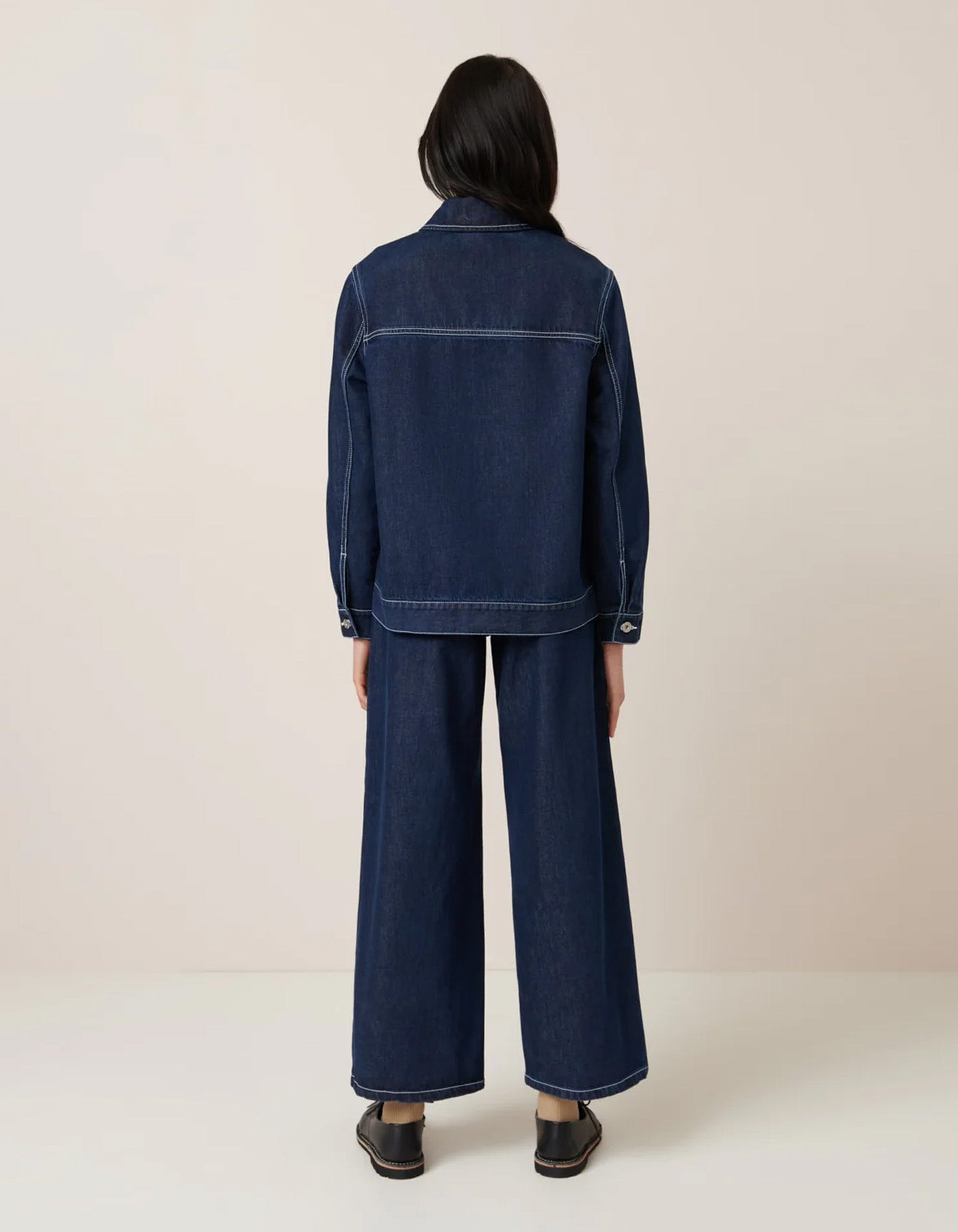 Kowtow Worker Jacket Indigo Denim