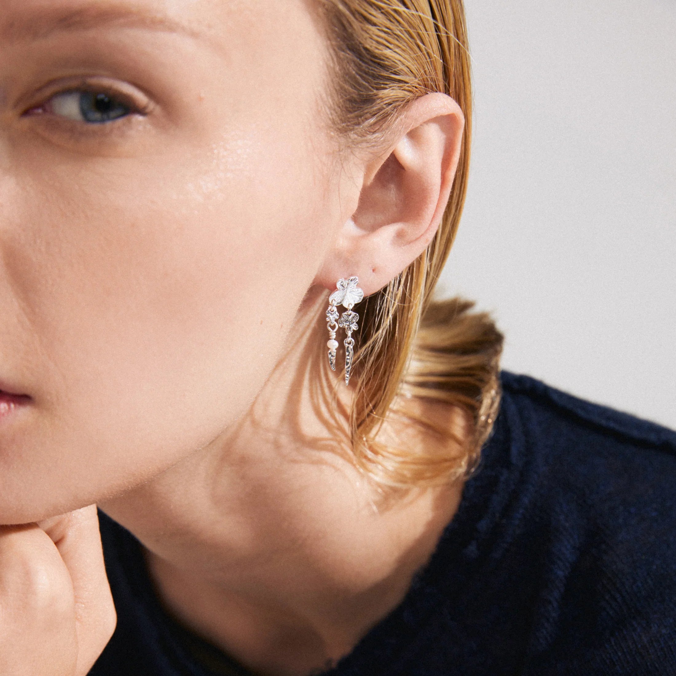 Pilgrim Zhuri Earrings Silver