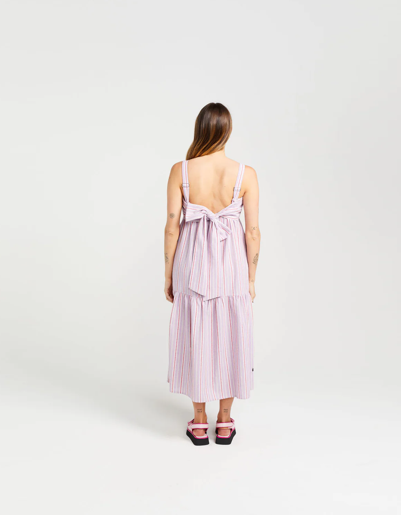 Thing Thing Zigger Dress - Lilac Fuchsia