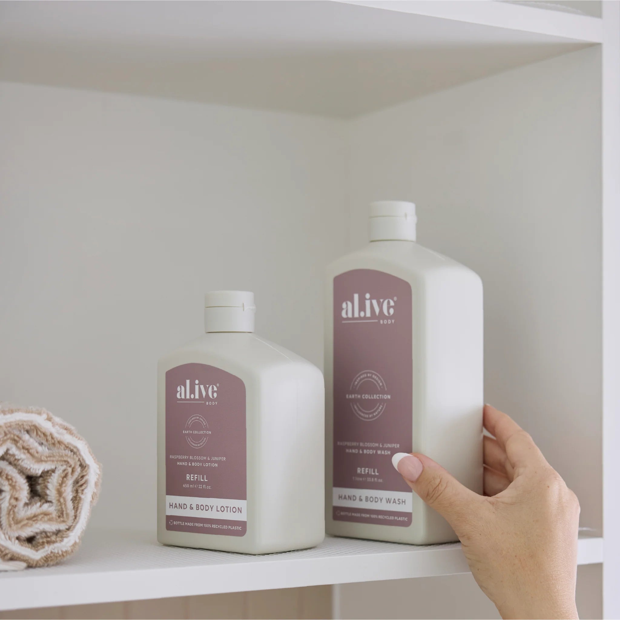 al.ive 1 L Wash Refill - Raspberry Blossom & Juniper
