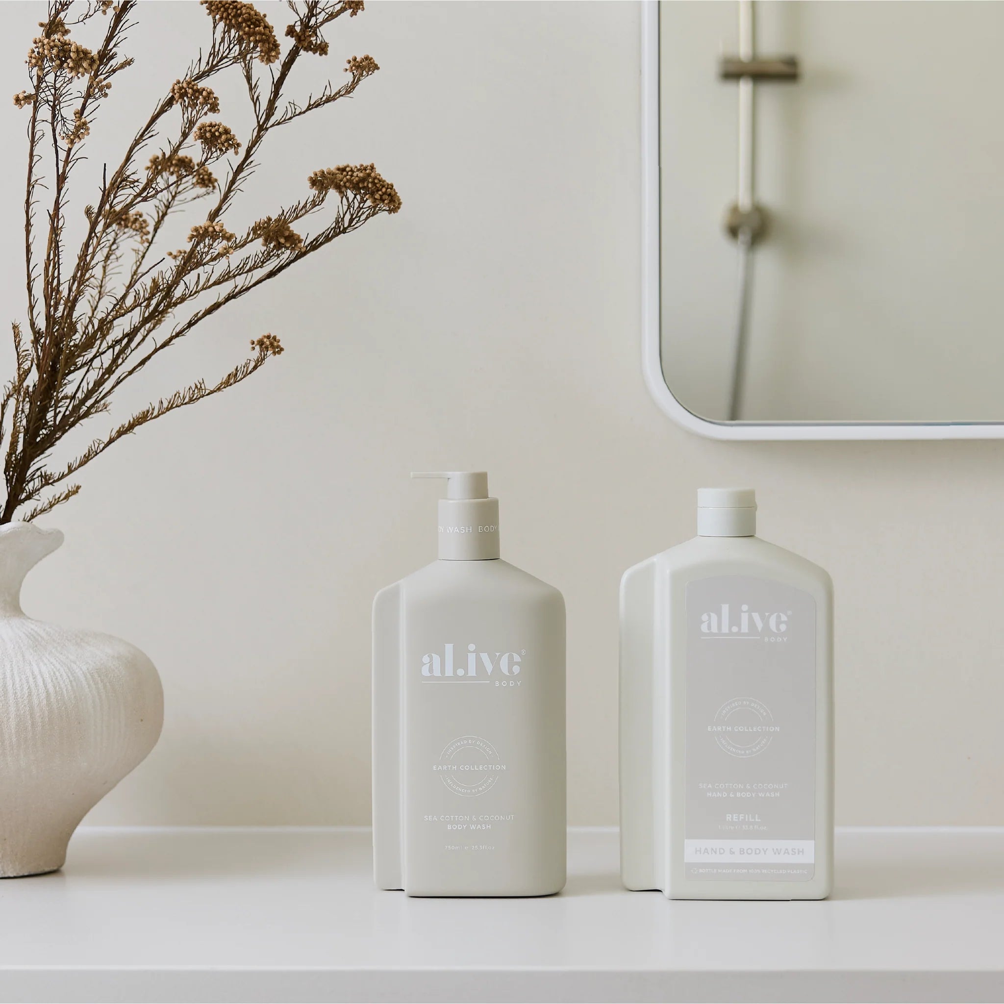 al.ive 1 L Wash Refill - Sea Cotton & Coconut