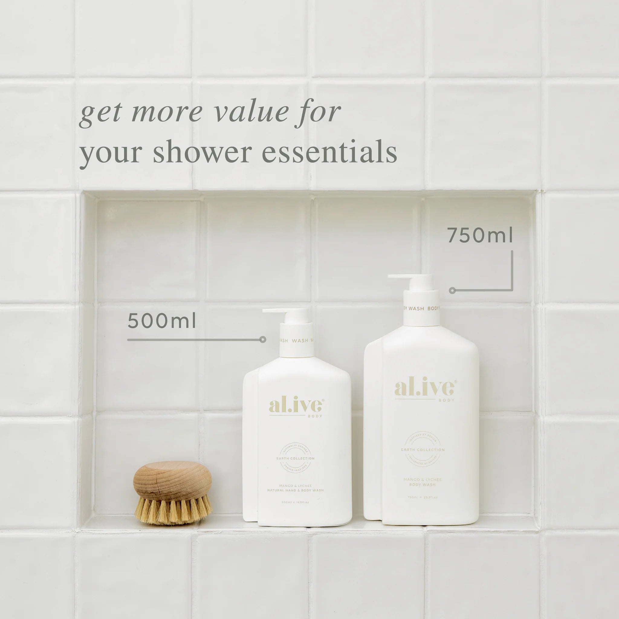 al.ive Bodywash Mango & Lychee 750ml