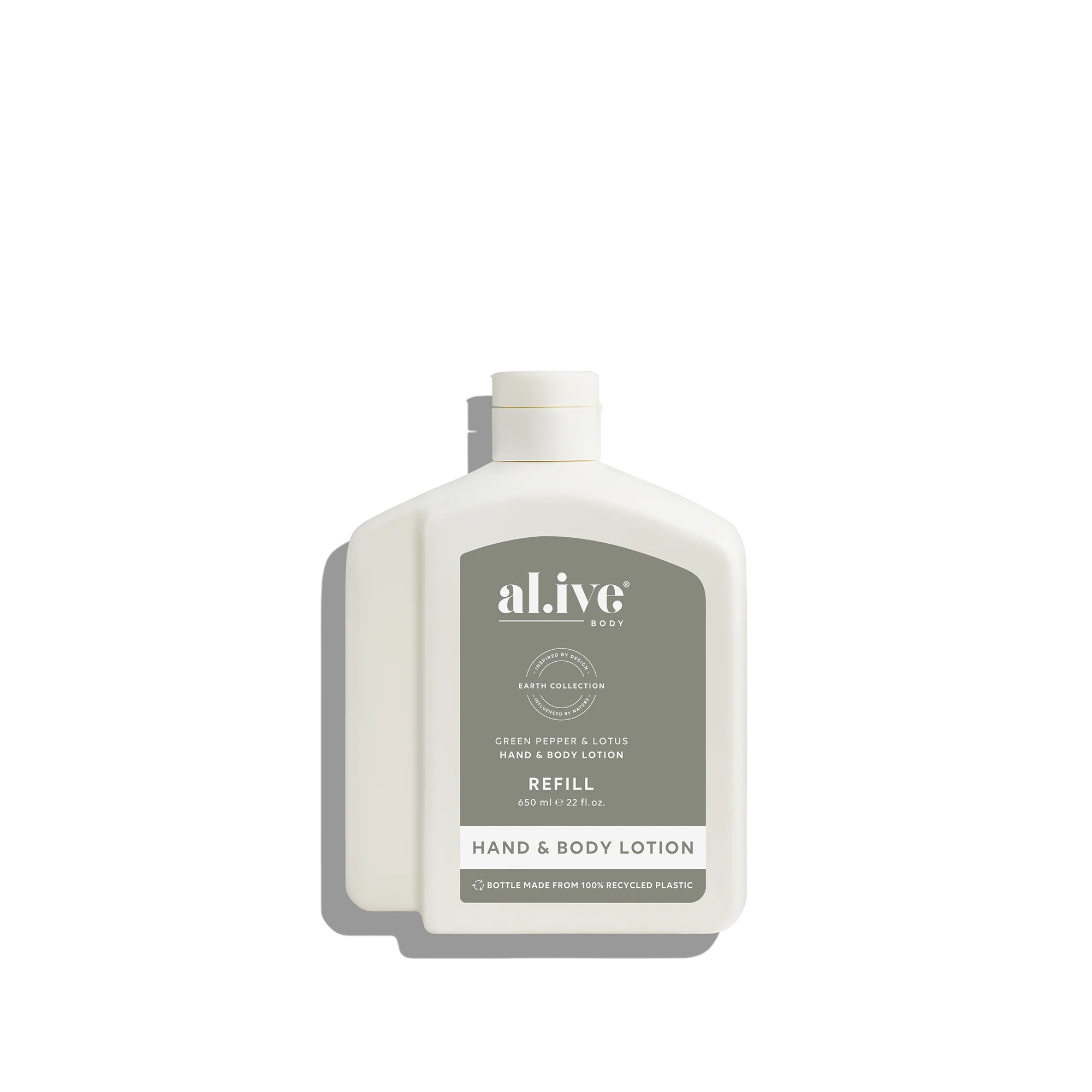 al.ive Green Pepper & Lotus 650 ml Lotion Refill