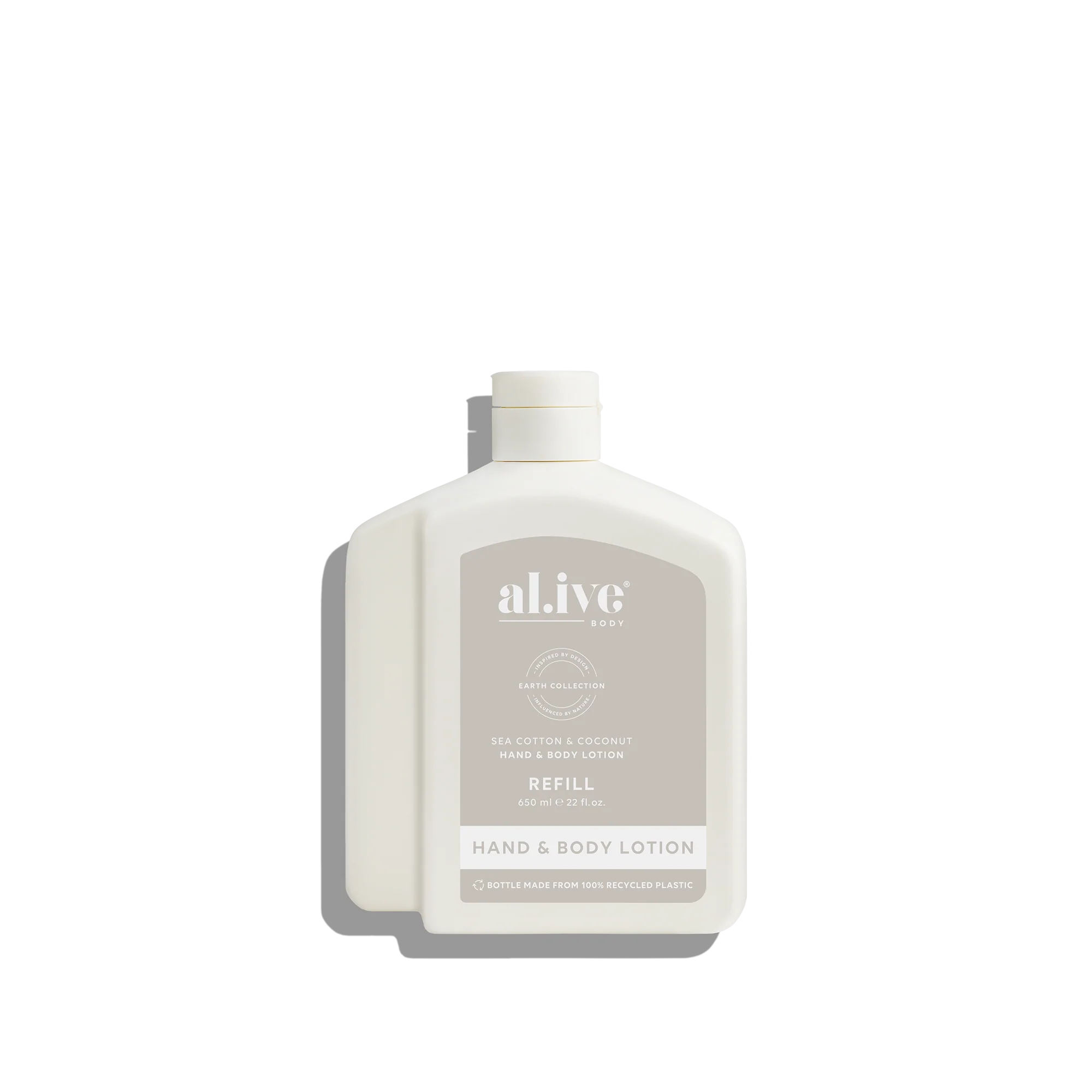 al.ive Sea Cotton & Coconut 650ml Lotion Refill