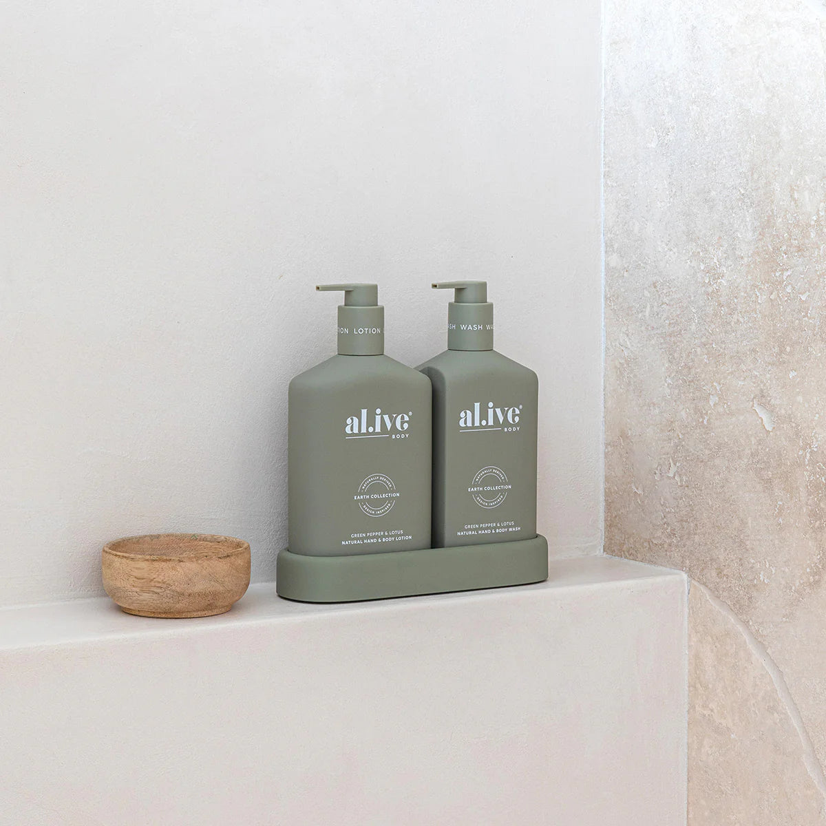 al.ive Wash & Lotion Duo - Green Pepper & Lotus