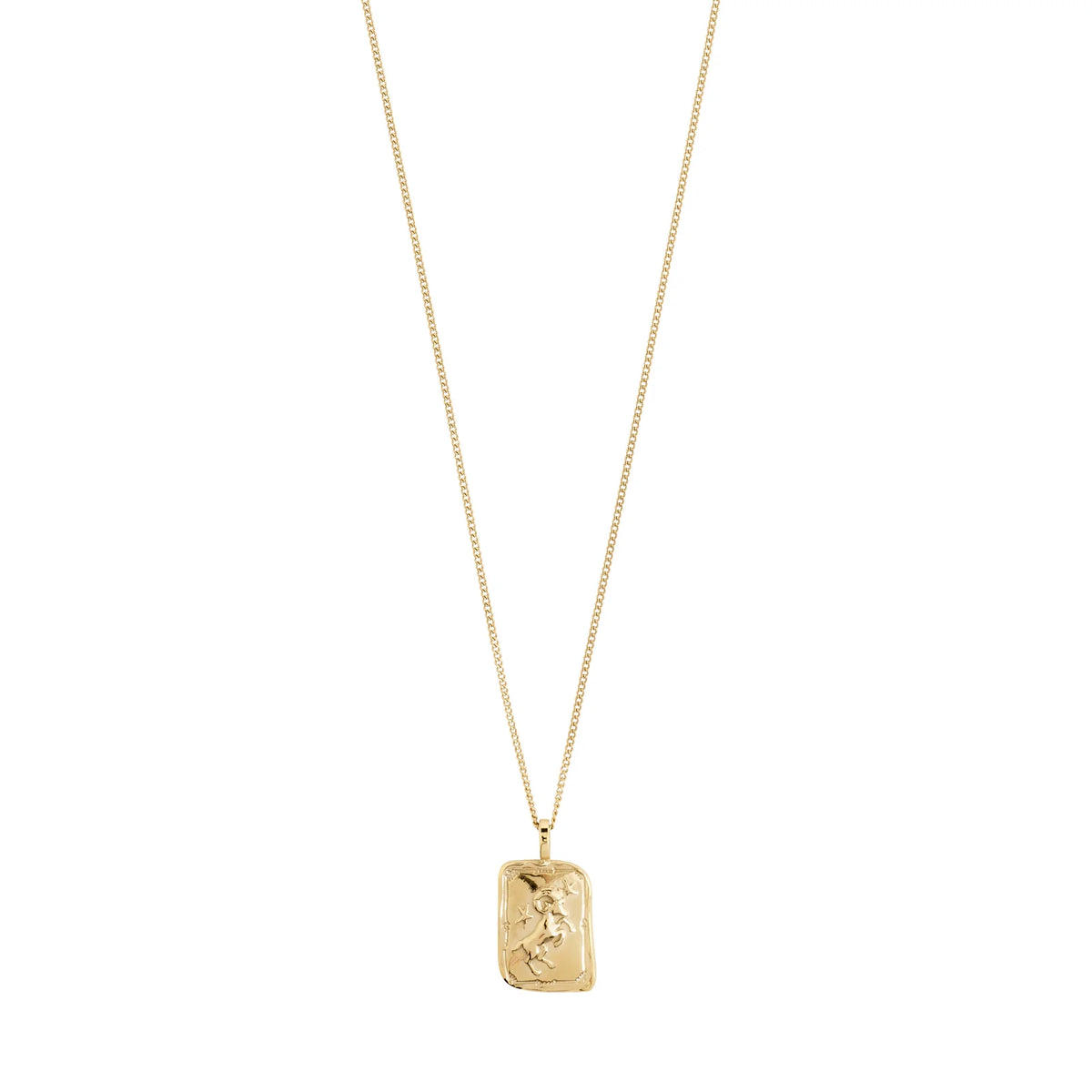 Pilgrim Zodiac Necklace Gold