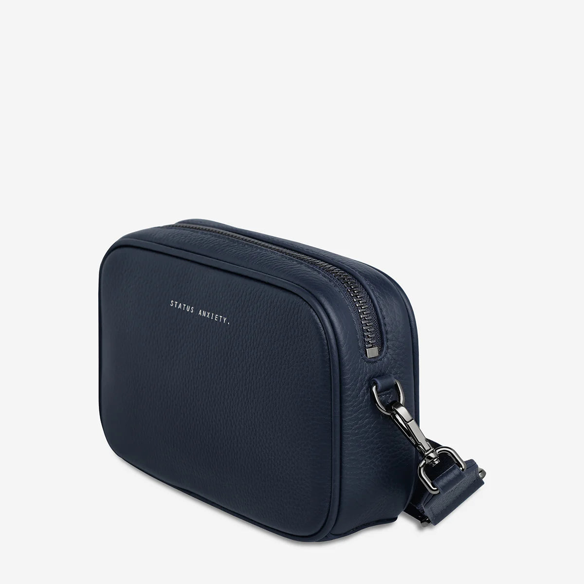 Status Anxiety Plunder Bag With Dual Straps - Midnight Blue