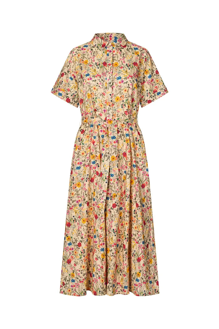 Lollys Laundry Blake Midi Dress Flower Print