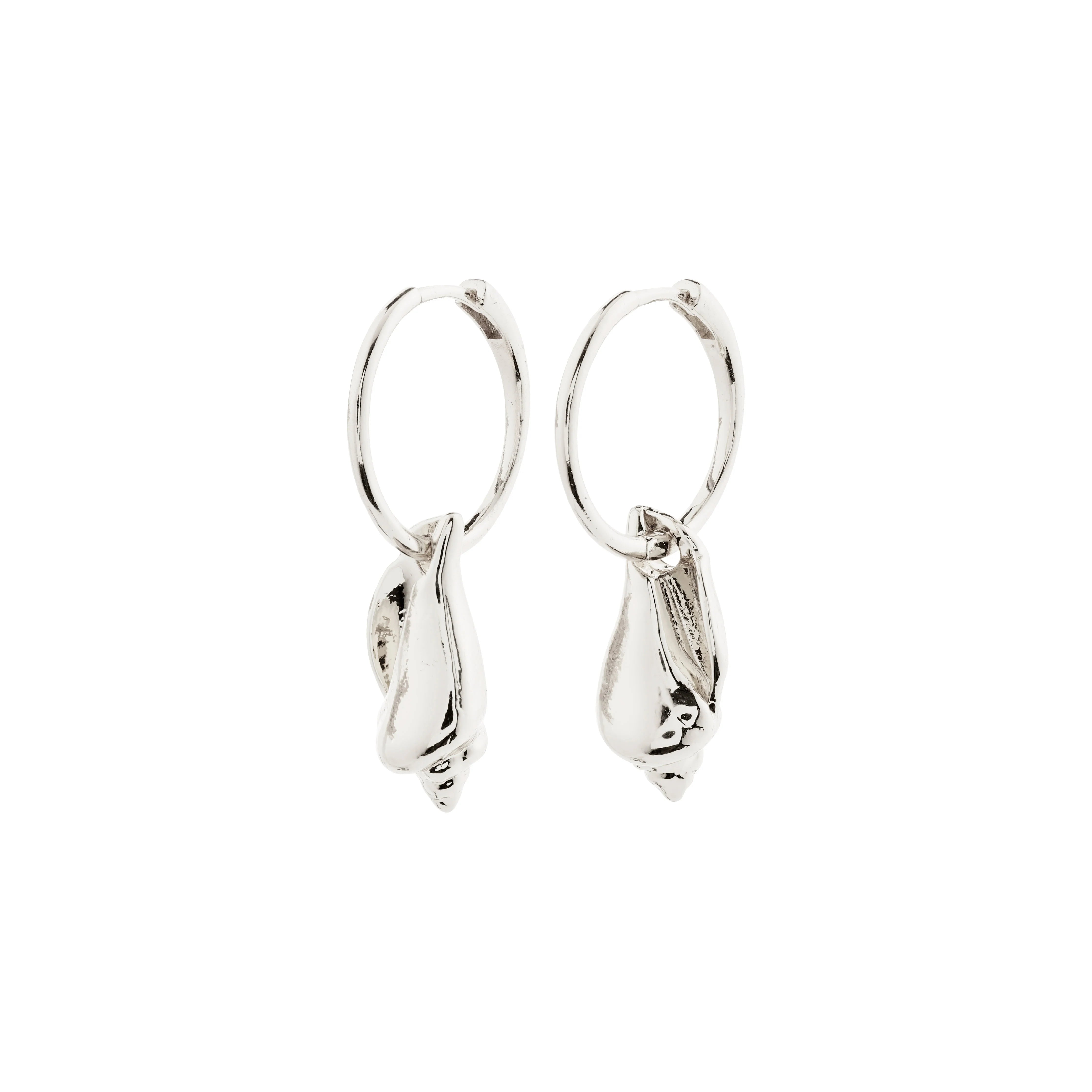 Pilgrim Breeze Hoops Silver