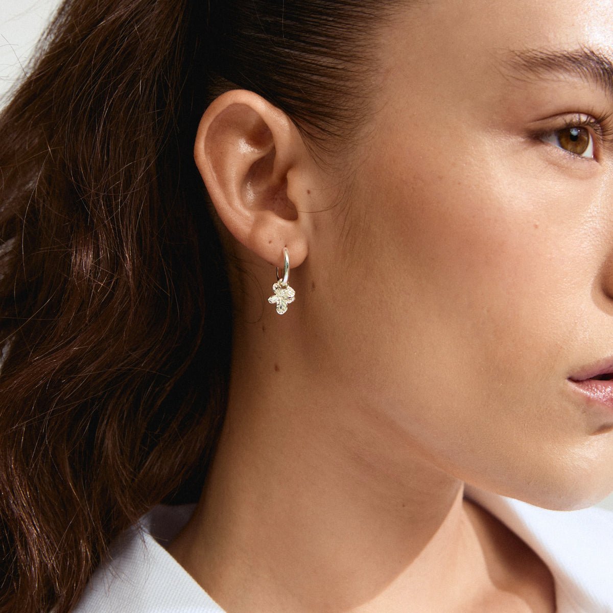 Pilgrim Charmaine Hoops Silver