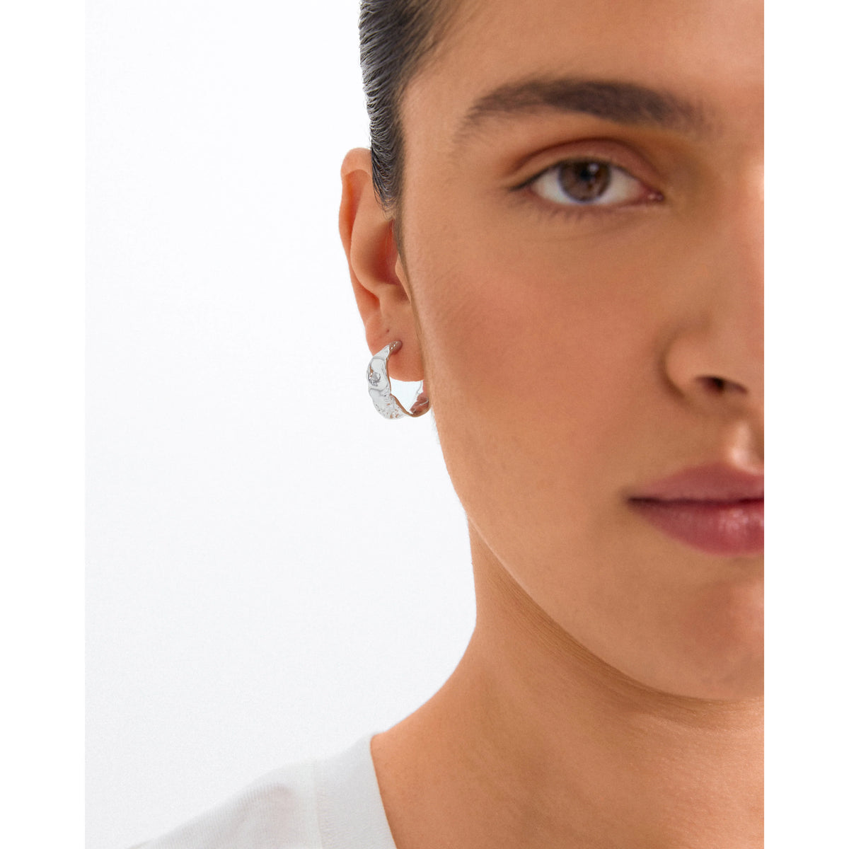 Elara Recycled Earrings - Silver Plated