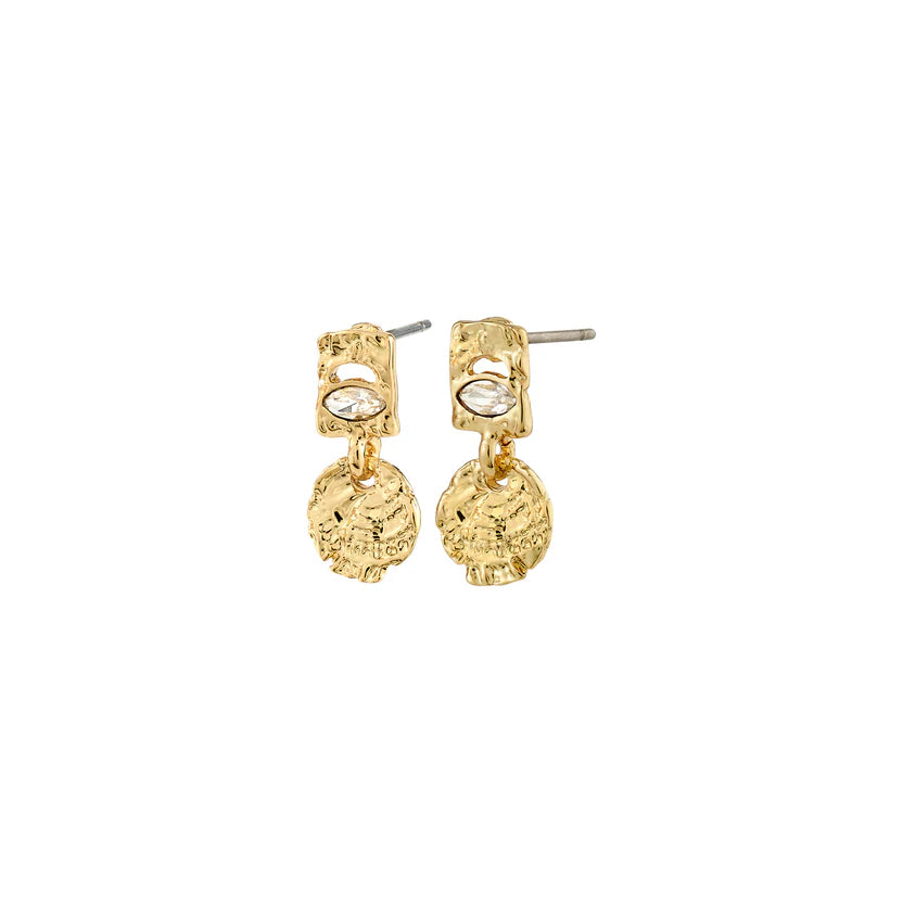 Pilgrim Fire Earrings Gold