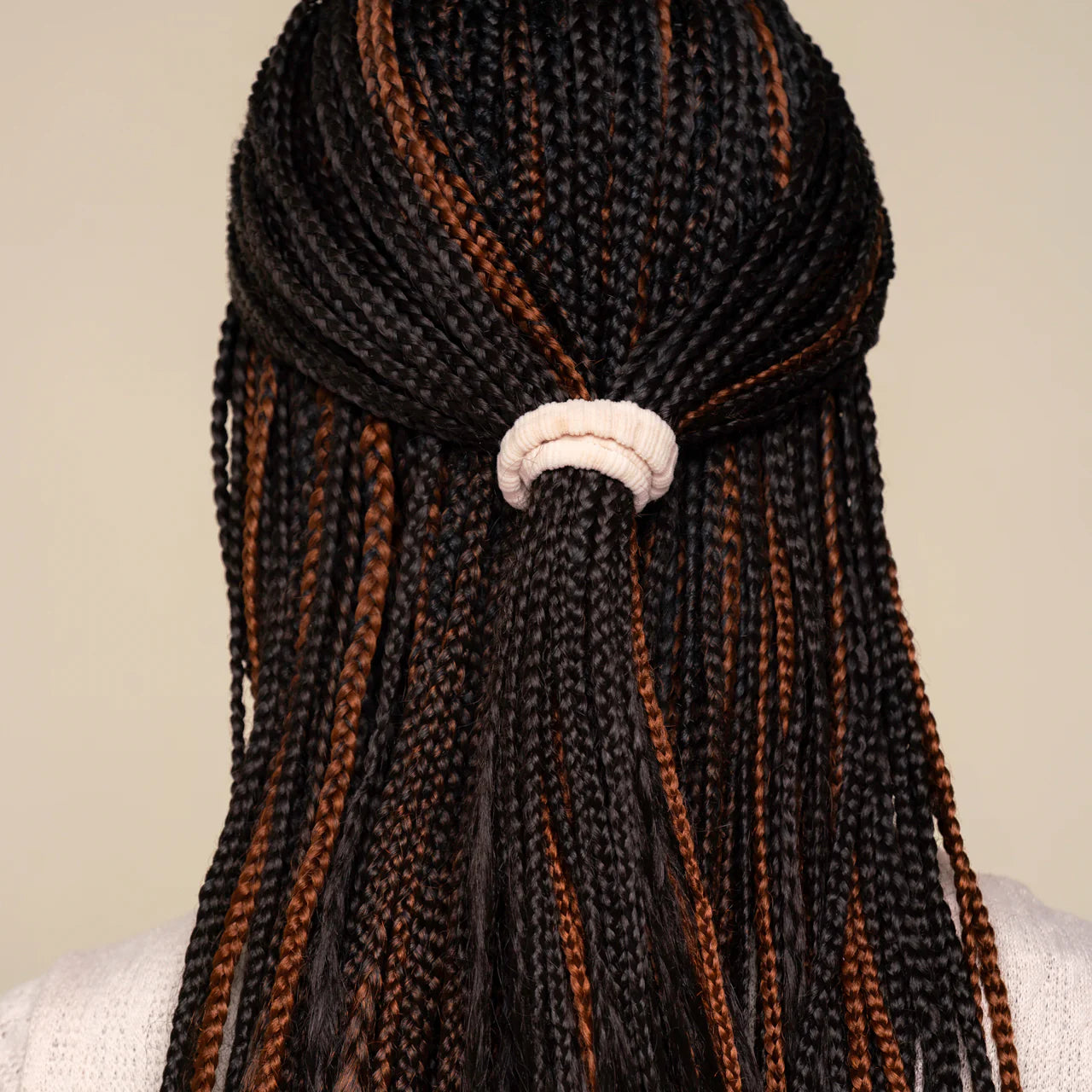 Kitsch Blush Ribbed Hair Elastics