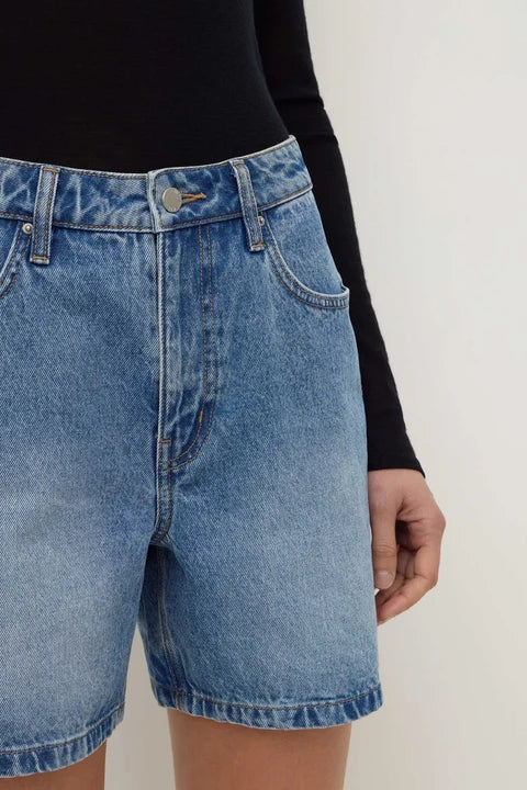 Assembly Label Mid Rise Vintage Denim Short Classic Blue