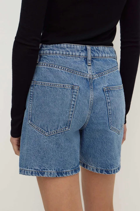 Assembly Label Mid Rise Vintage Denim Short Classic Blue