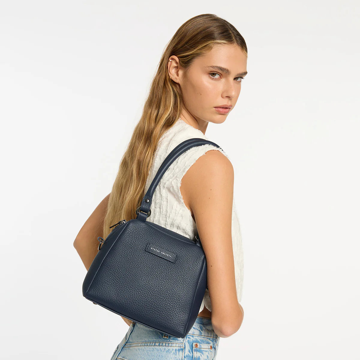 Status Anxiety Mini Mountains Bag - Midnight Blue