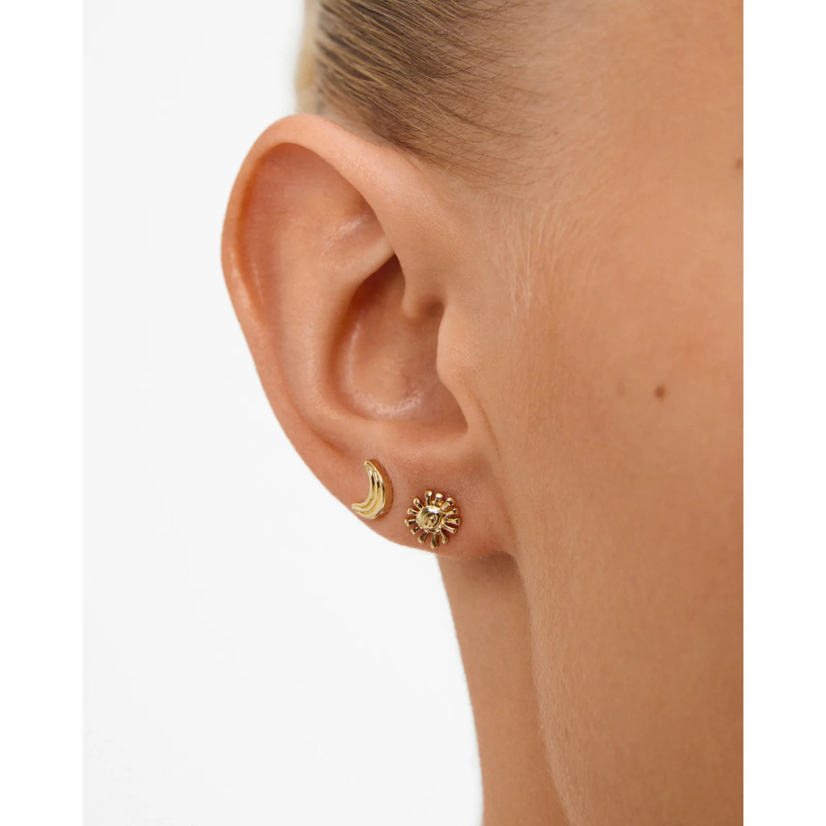 Pilgrim Misha 2-in-1 Earrings Gold