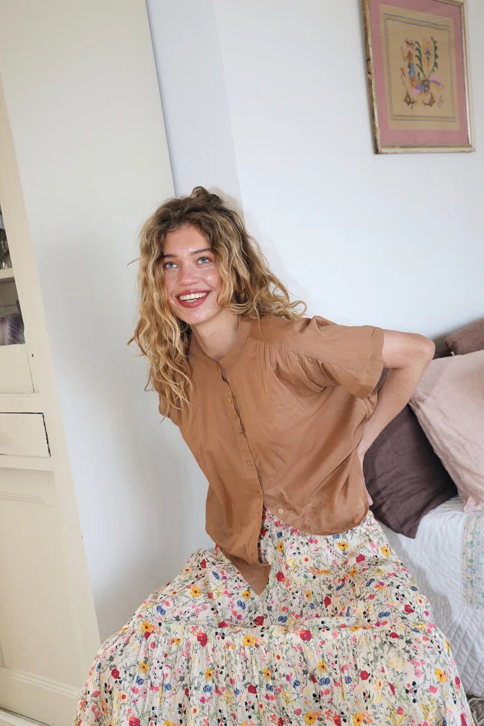 Lollys Laundry Mya Shirt Camel