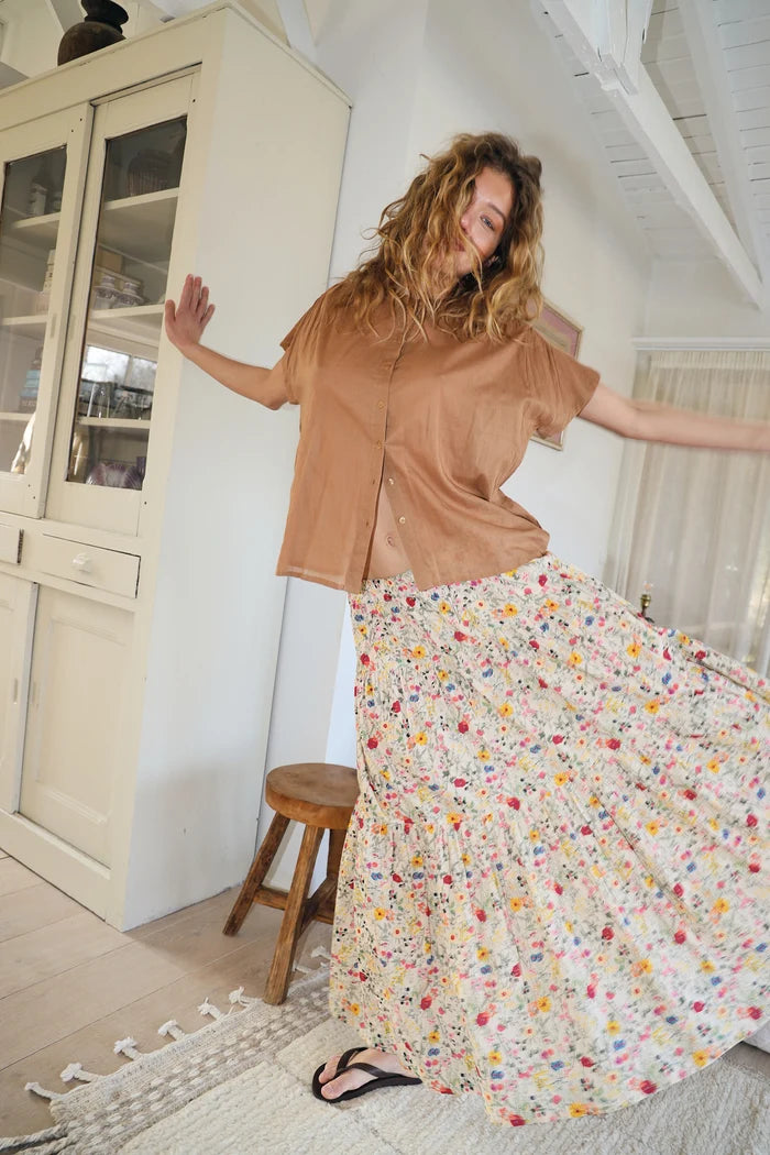Lollys Laundry Mya Shirt Camel