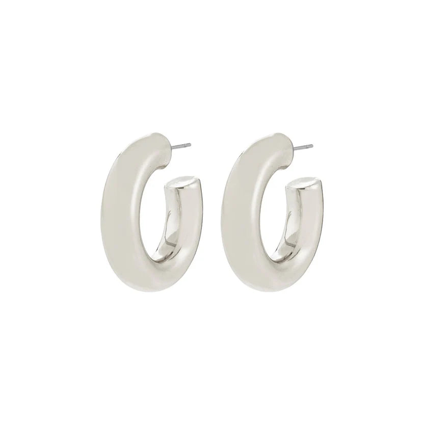 Pilgrim Phase Recycled Earrings - Silver Plated