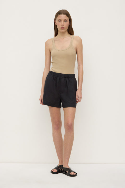 Assembly Label Everyday Linen Short Black