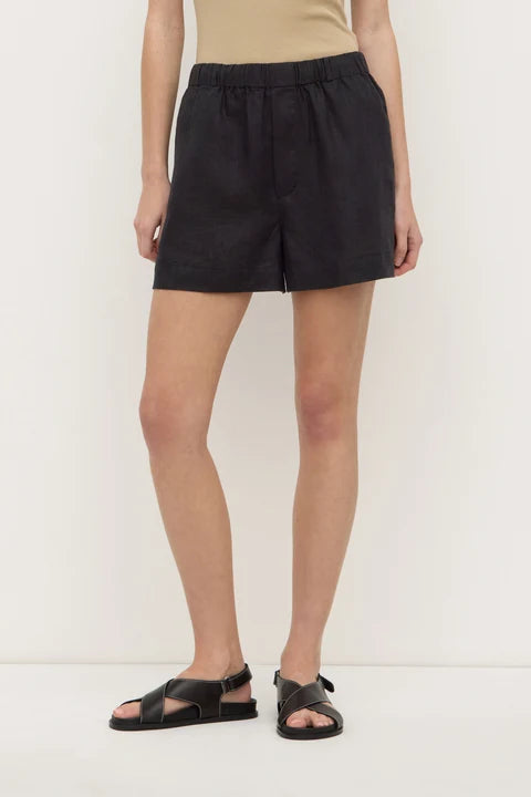 Assembly Label Everyday Linen Short Black
