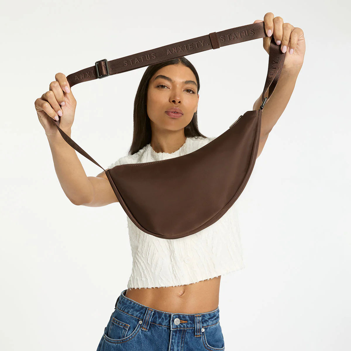 Status Anxiety Zuzu Recycled Bag - Truffle