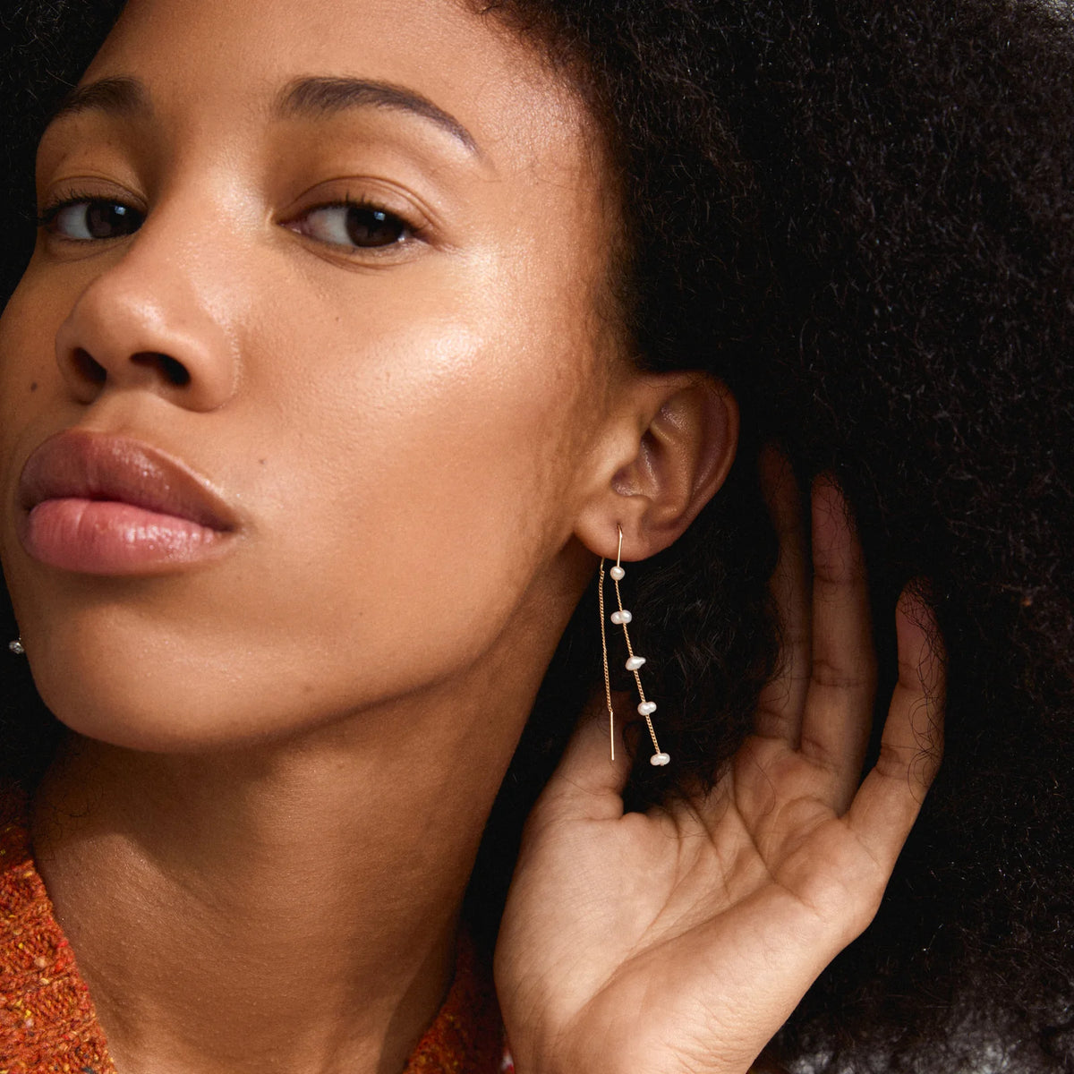 Pilgrim Zenaia Chain Earrings Gold