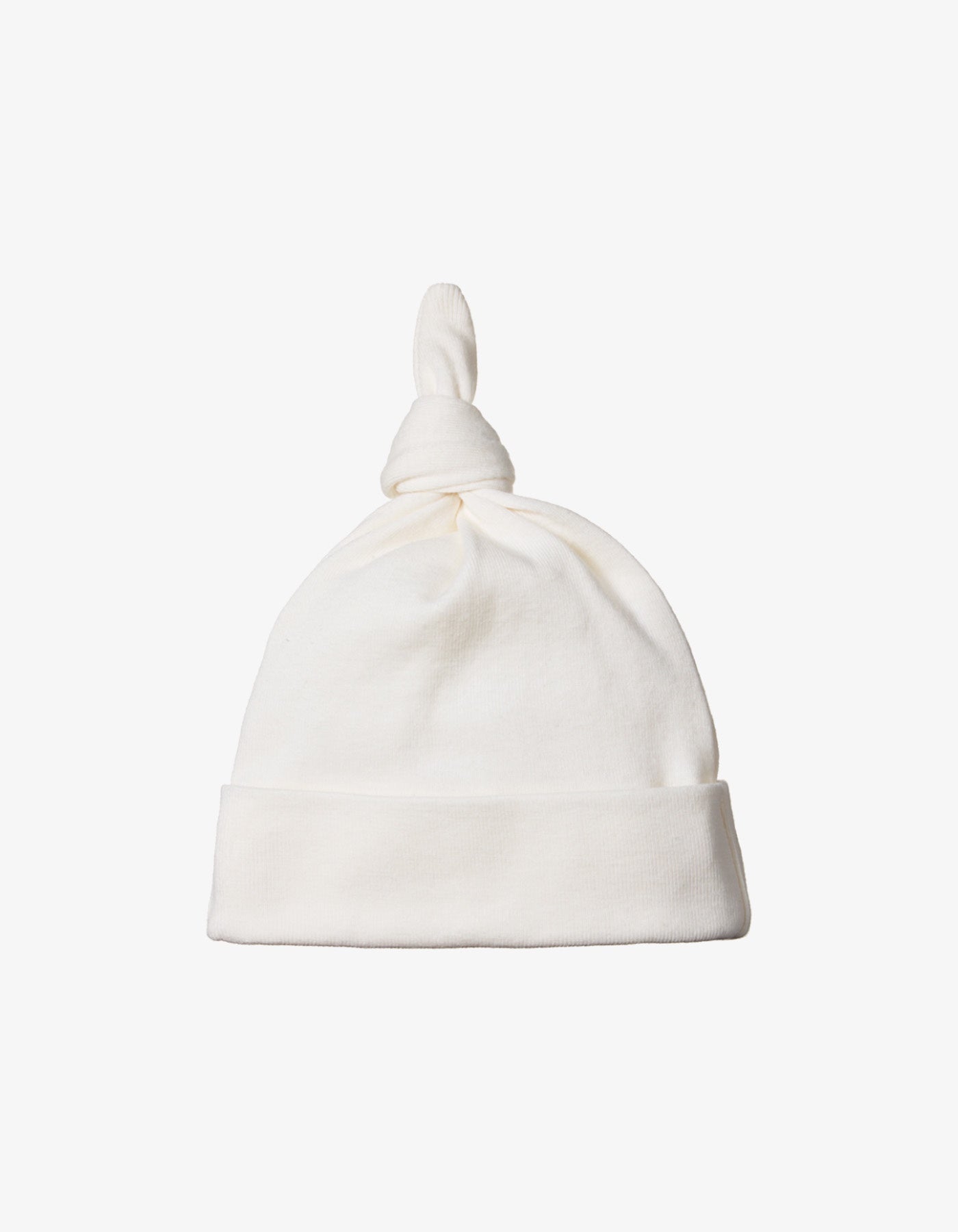 Nature Baby Cotton Knotted Beanie Natural