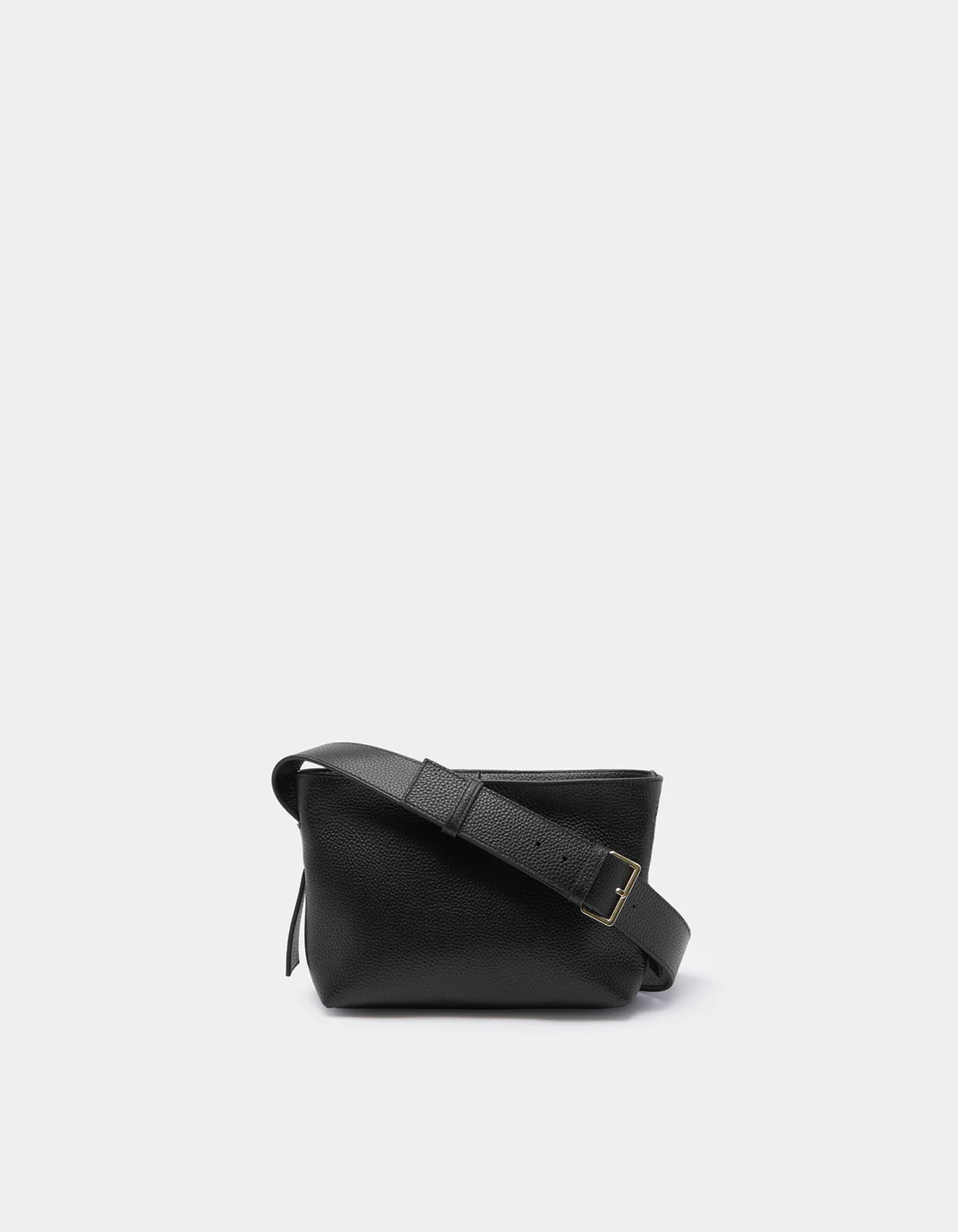 Assembly Label Bridie Leather Cross Body Bag Black