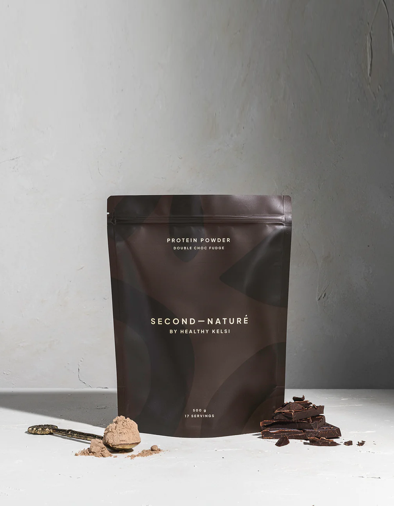 Second Nature By Healthy Kelsi Protein Powder Double Choc Fudge