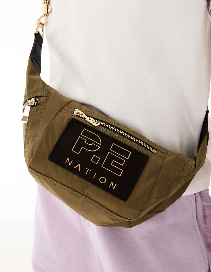 PE Nation Mini Fastest Lap Cross Body Bag Khaki Brown