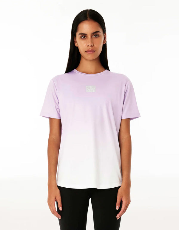 P.E Nation Double Track Air Form SS Tee Gradient Print Purple