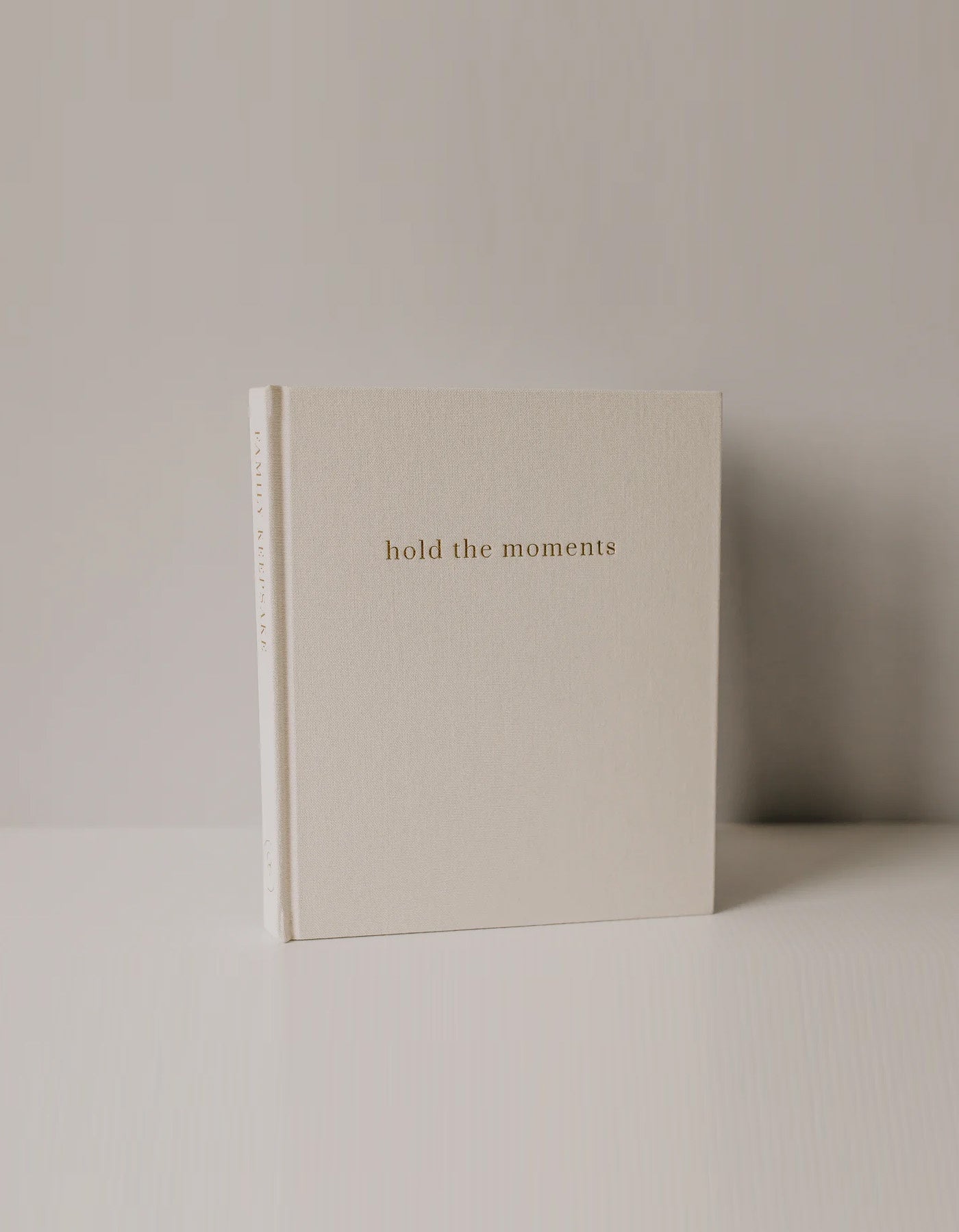 Hold The Moments Journal Cream