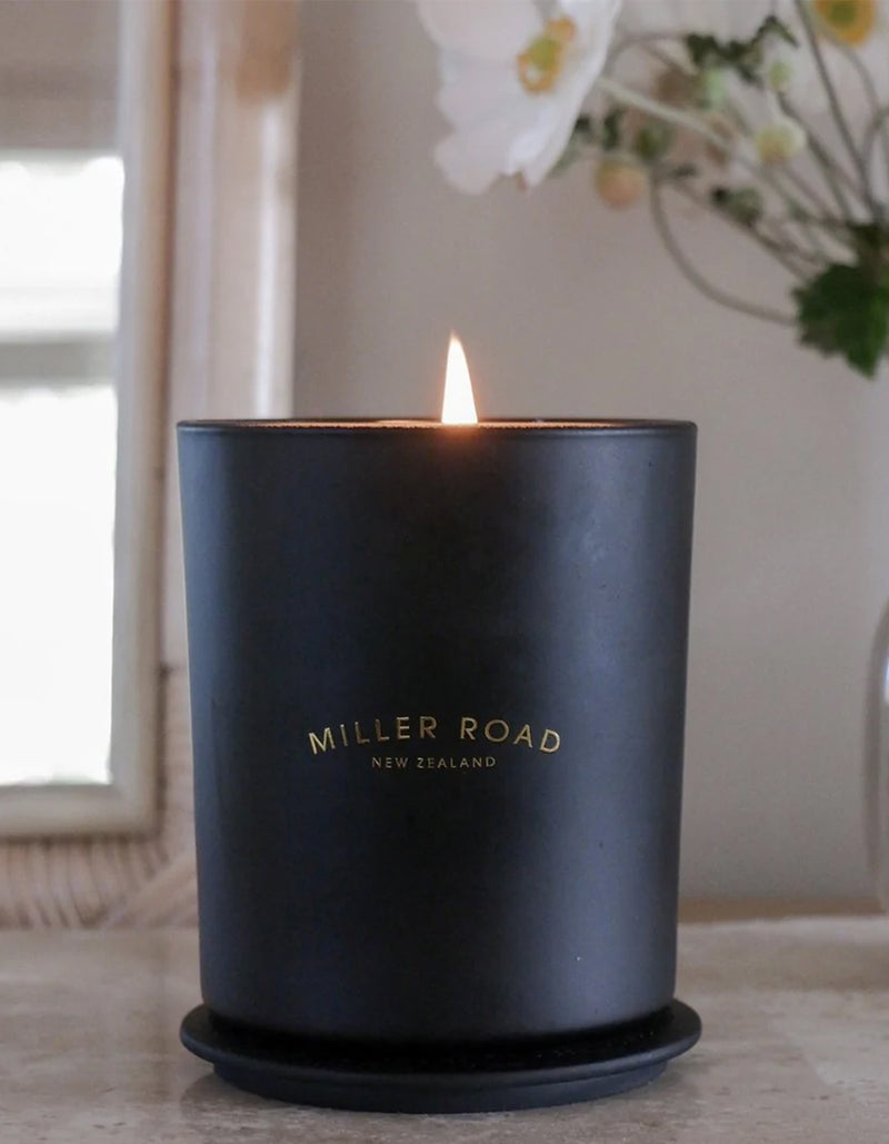 Miller Road Black Luxury Candle