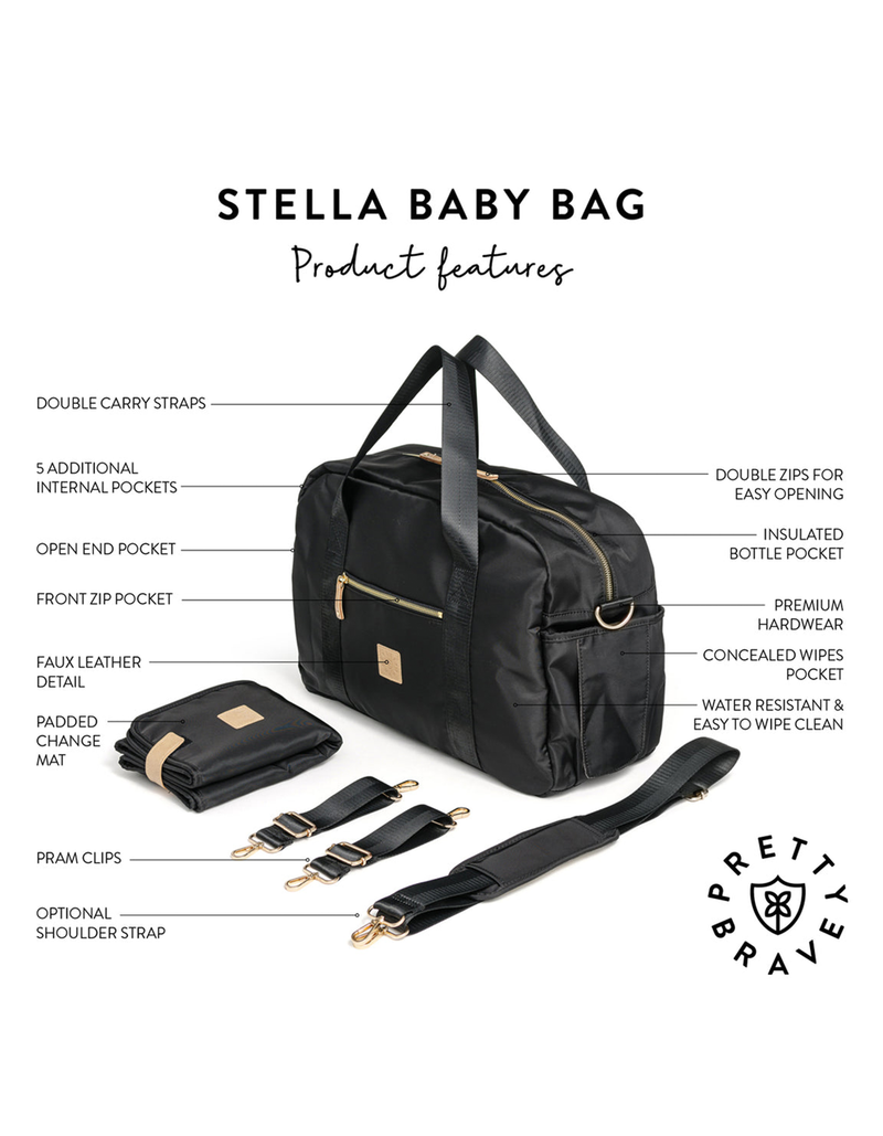 Pretty Brave Stella Baby Bag