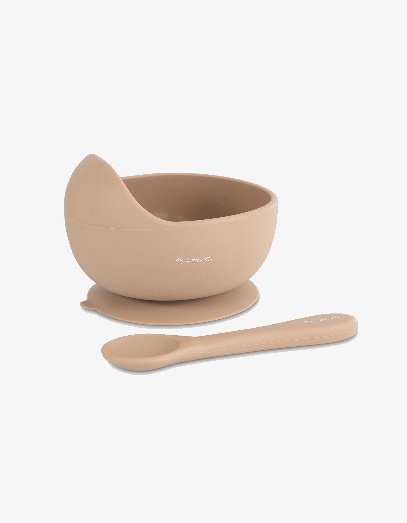 My Little Me Suction Bowl + Spoon -Sand